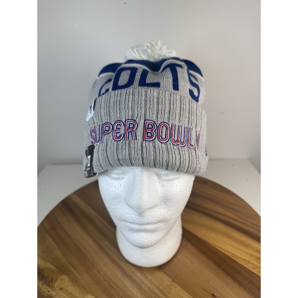 Baltimore Indianapolis Colts Super Bowl V 1970 Champions Vintage Design Knit Hat